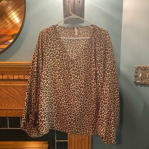 Cheetah blouse